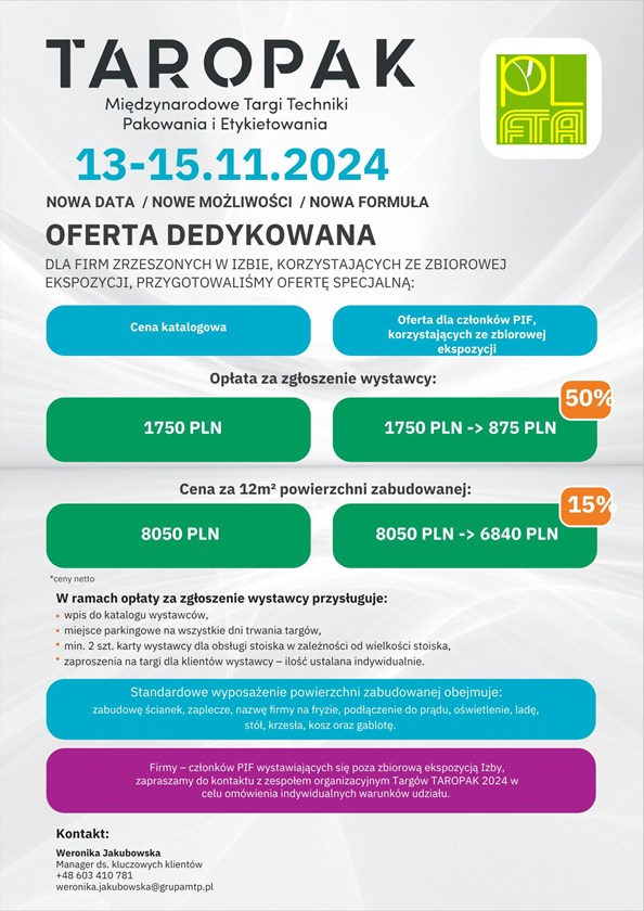 Polska Izba Fleksografów oferta dedykowana